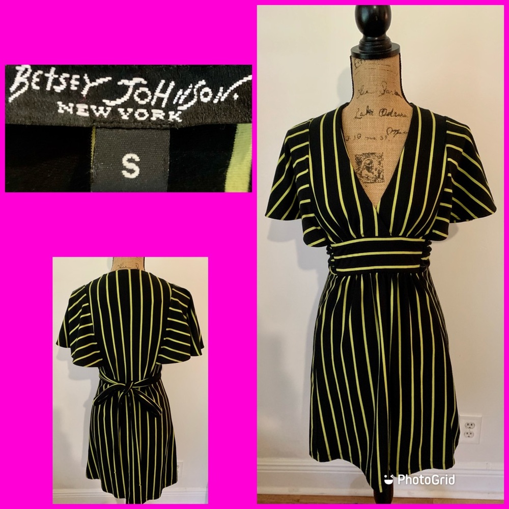 Betsey Johnson Striped Kimono Tunic